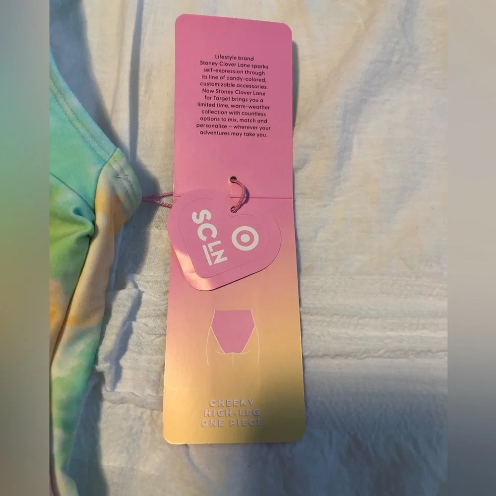 Stoney Clover for Target NWT Cheeky High-Leg One Piece Swimsuit - Picture 4 of 8